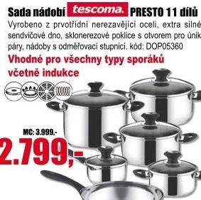 Nádobí Presto Tescoma