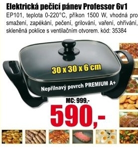 Elektrická pečící pánev Professor 6v1