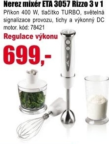 Tyčový mixér Eta 3057 9 0000 Rizzo
