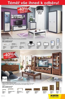 akční leták Sconto nábytek 25.1.2017-14.2.2017