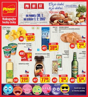 akční leták Penny Market 30.1.2017-1.2.2017