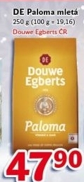 Mletá káva Paloma Douwe Egberts