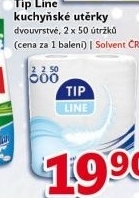 Kuchyňské utěrky 2vrstvé Tip Line