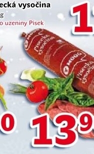 Salám Vysočina písecká Maso uzeniny Písek
