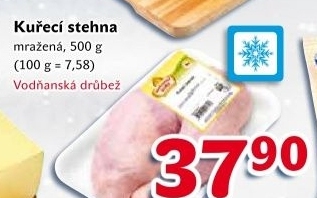 Stehna kuřecí mražená Vodňanské kuře