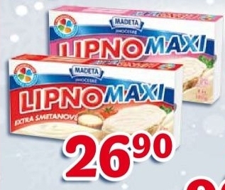 Tavený sýr Jihočeské Lipno Madeta