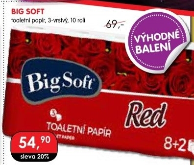 Toaletní papír 3vrstvý Big Soft