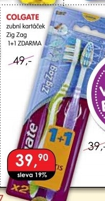 Kartáček na zuby Zig Zag Colgate