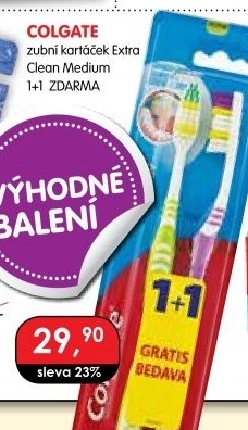 Kartáček na zuby Extra Clean Colgate