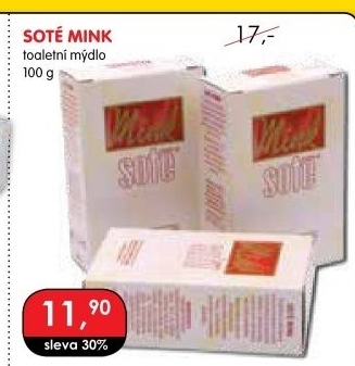 Tuhé mýdlo Mink Soté