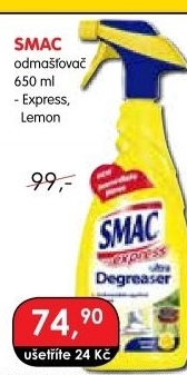 Odmašťovač Smac Express