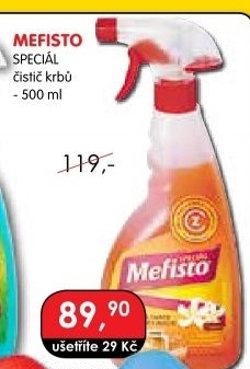 Čištič na krbová skla Mefisto