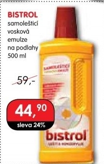 Emulze vosková samoleštící Bistrol