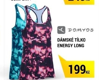 DLOUHÉ DÁMSKÉ TÍLKO ENERGY LONG NA FITNESS
