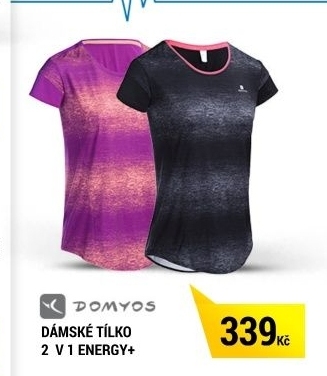 DÁMSKÉ TRIČKO NA FITNESS ENERGY+
