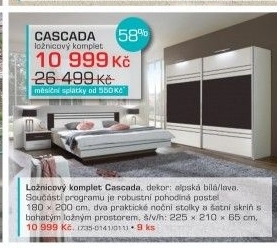 Ložnicová sestava Cascada