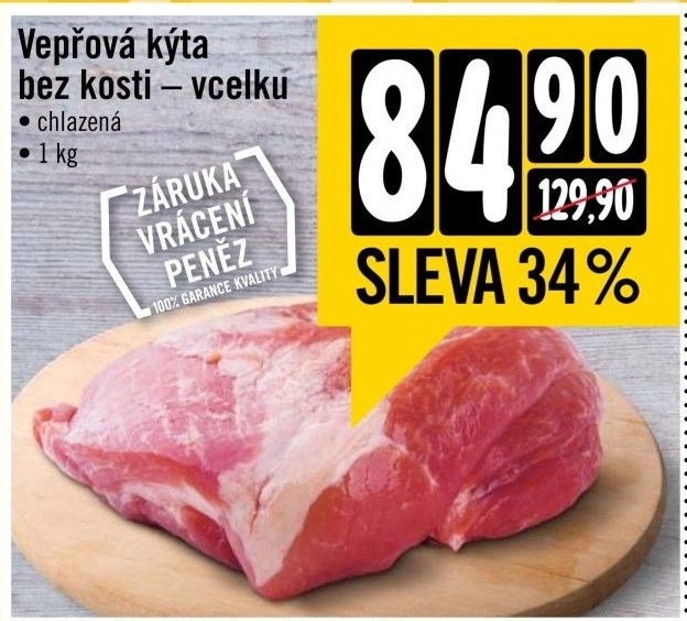 Vepřová kýta bez kosti