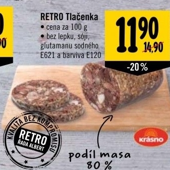 Tlačenka Retro Albert
