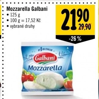 Sýr Mozzarella Galbani