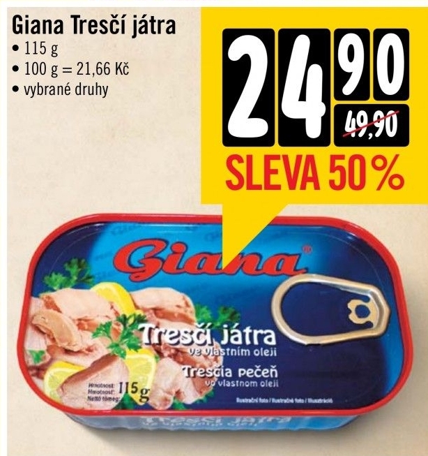 Játra tresčí Giana