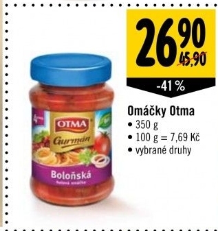 Omáčka hotová Gurmán Otma