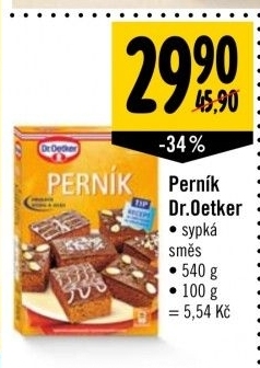 Směs na perník Dr. Oetker