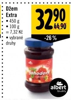 Džem Extra Albert Quality