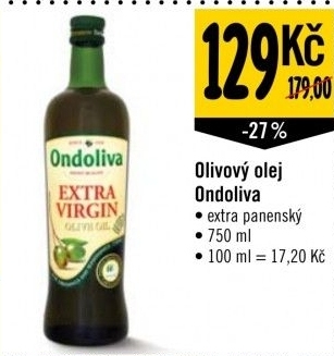 Olivový olej extra panenský Ondoliva