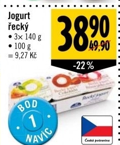 Ochucený jogurt řecký 0% Milko