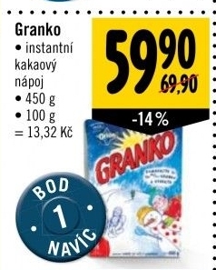 Instantní kakao Granko