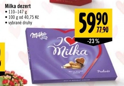 Bonboniéry Milka