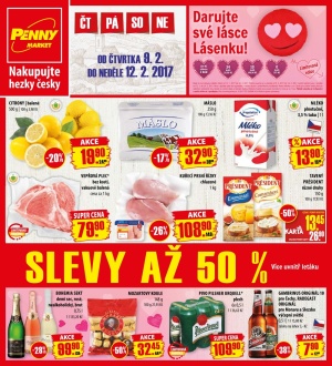 akční leták Penny Market 9.2.2017-12.2.2017