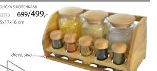 Kořenka 3+5 dř + dřev. polička