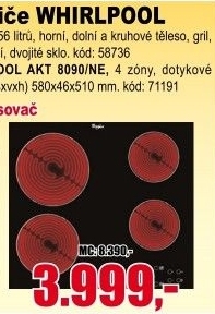 Sklokeramická varná deska Whirlpool AKT 8090/NE