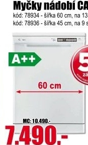 Myčka Candy CDP 2D36W