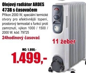 Radiátor Ardes 473B