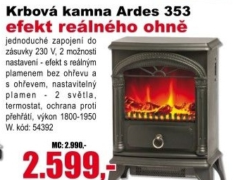 Krbová kamna Ardes 353