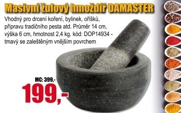 Žulový hmoždíř Damaster