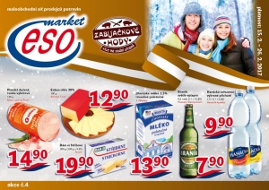 akční leták ESO MARKET 15.2.2017-26.2.2017