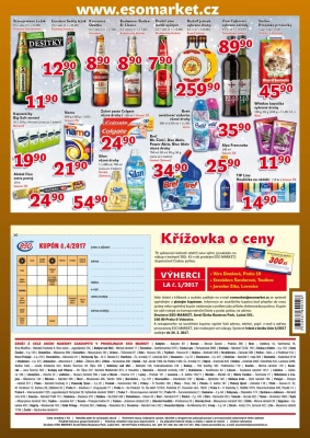 akční leták ESO MARKET 15.2.2017-26.2.2017