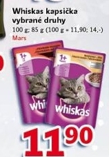 Kapsičky pro kočky Whiskas