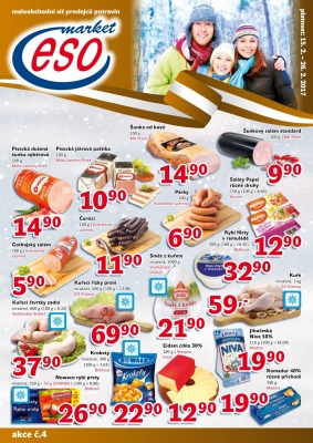 akční leták ESO MARKET 15.2.2017-26.2.2017