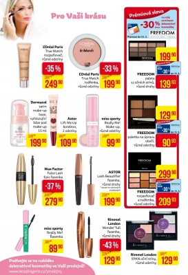 akční leták Teta drogerie 16.2.2017-25.2.2017