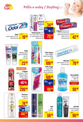 akční leták Teta drogerie 16.2.2017-25.2.2017