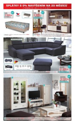 akční leták Jena nábytek 20.2.2017-22.3.2017