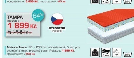 Matrace Tampa - Jena nábytek akcniletaky.com