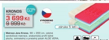 Matrace Jena Kronos