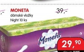 Vložky dámské Night Moneta
