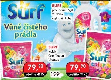 Prací prášek Surf