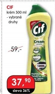 Krémový čistič Cif Cream